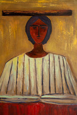 Woman in Hat Framed Artwork - Resonant