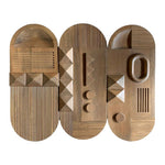 Planos Wooden Wall Art by Diego Olivero Studio - Resonant - Planos Wooden Wall Arts (Set of 3)