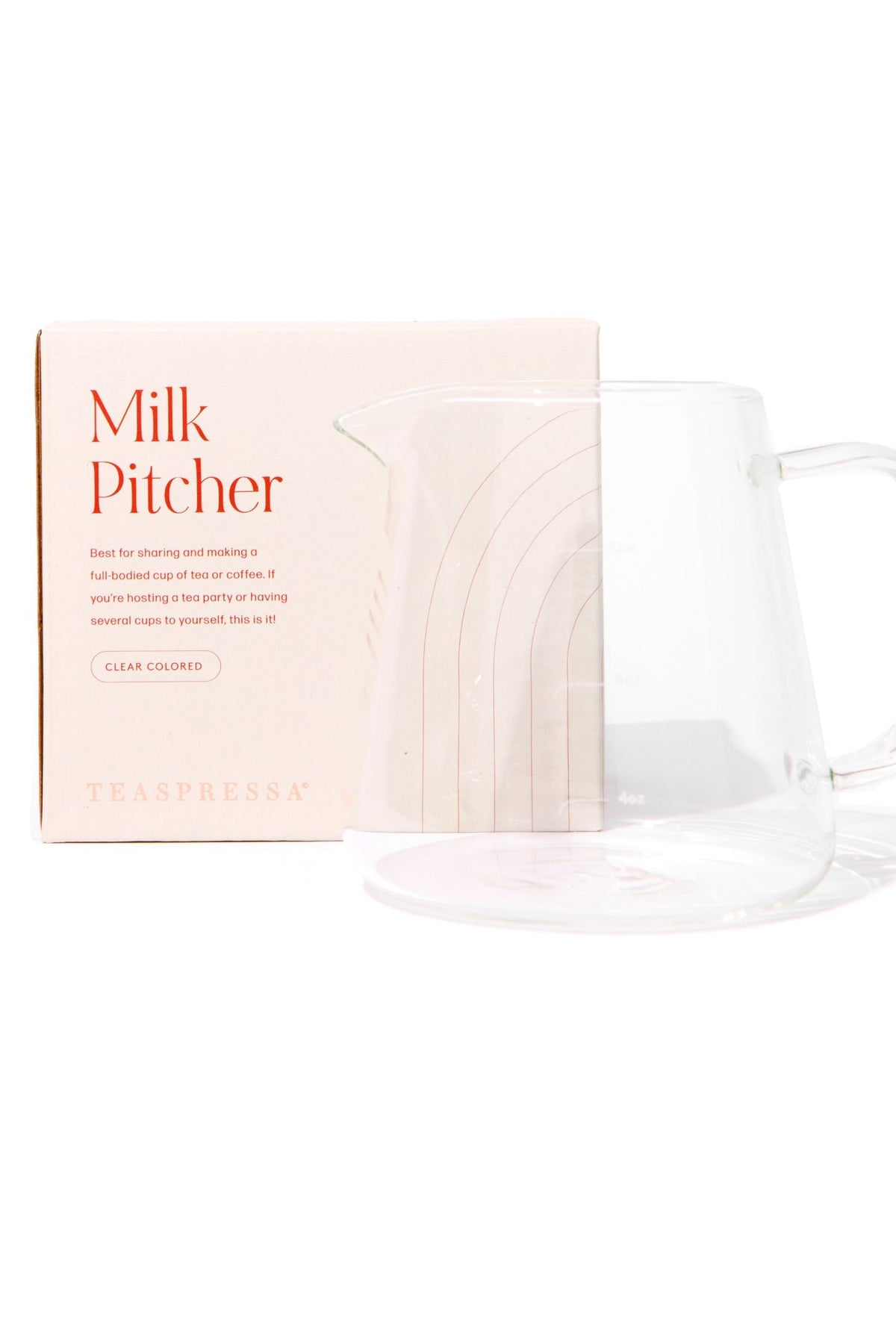 Glass Pitcher - Resonant- Teaspressa - Clear