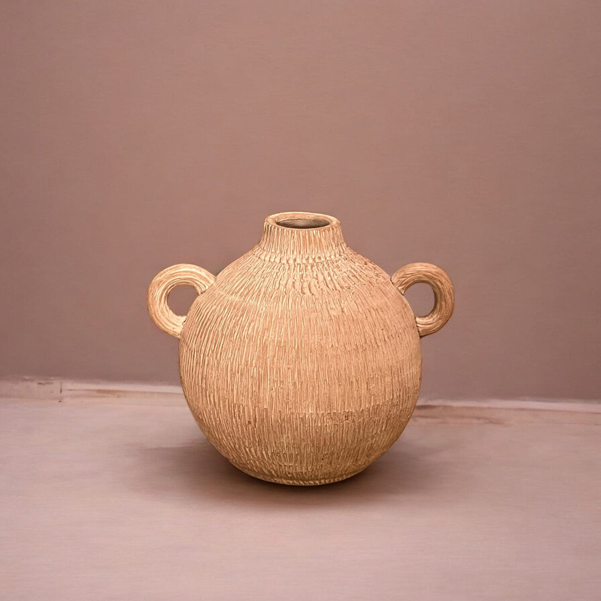 Marla Terracotta Vessel by MESO - Resonant
