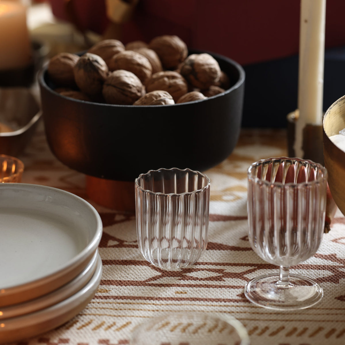 Kira Short Tumbler - set of 4 by Fleck India - Resonant