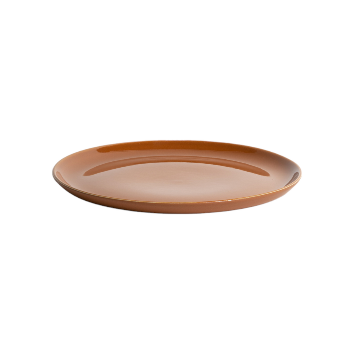 S/4 Tunisian Dinner Plate - Terracotta - Resonant- Gharyan Stoneware