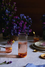 Kira Glass Pitcher by Fleck India - Resonant