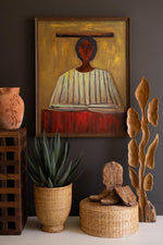 Woman in Hat Framed Artwork - Resonant