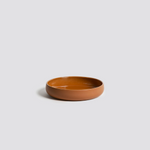 Stoneware Pasta/Salad Plate | Edan 7.9" - Matte/Shiny Terracotta - Resonant- Gharyan Stoneware