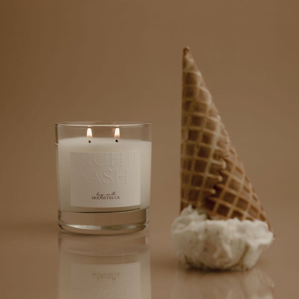 honey + vanilla | MOONSTRUCK Natural Candle - Resonant- Candle