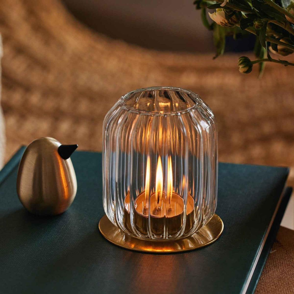 Kira Glass Lantern - set of 2 by Fleck India - Resonant