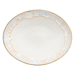 Oval Platter Taormina, Casafina by COSTA NOVA - Resonant - White-Gold