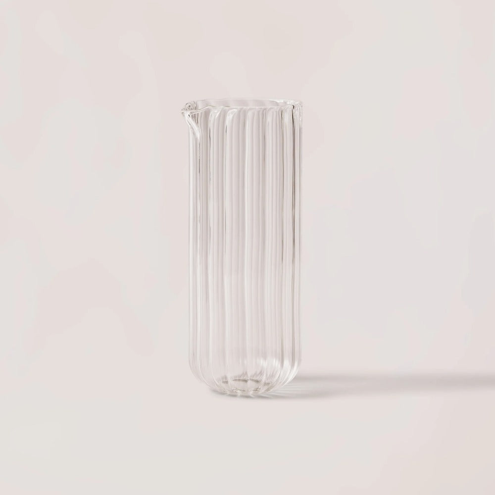 Kira Glass Pitcher by Fleck India - Resonant