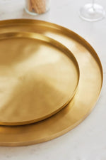 Handmade Heirloom Brass Serving Plate - Resonant