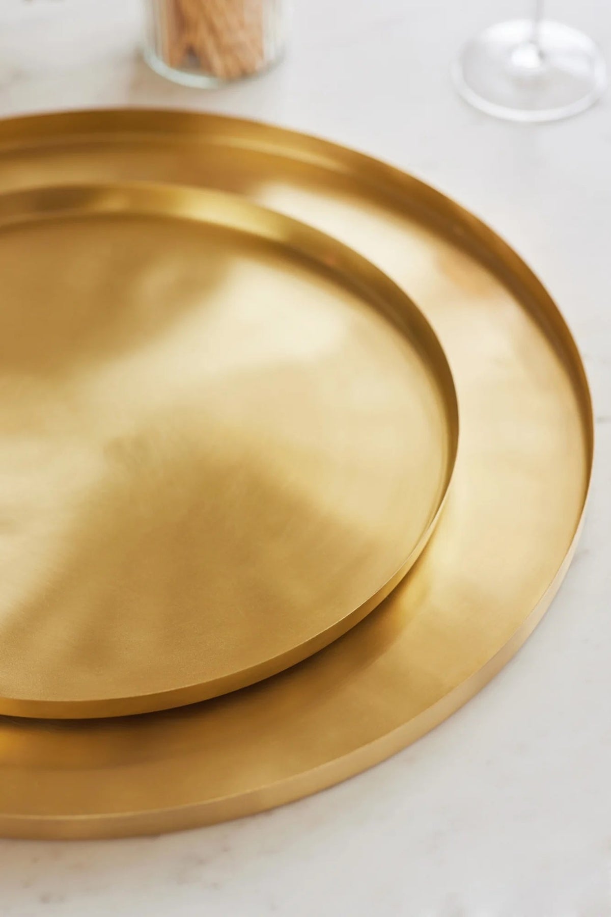 Handmade Heirloom Brass Serving Plate - Resonant