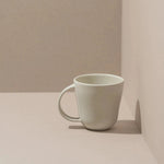 S/4 Tunisian Mug - Matte White - Resonant- Gharyan Stoneware