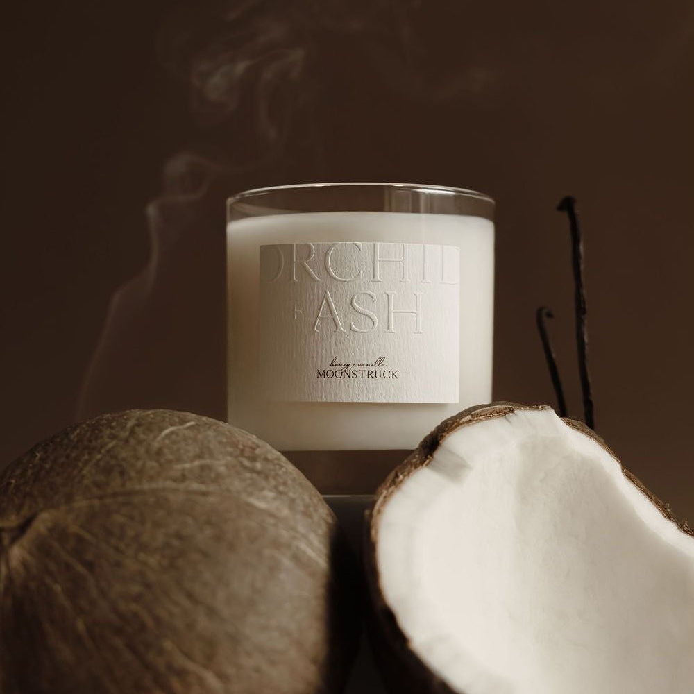 honey + vanilla | MOONSTRUCK Natural Candle - Resonant- Candle