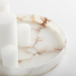 Santo Alabaster Large Tray - Resonant