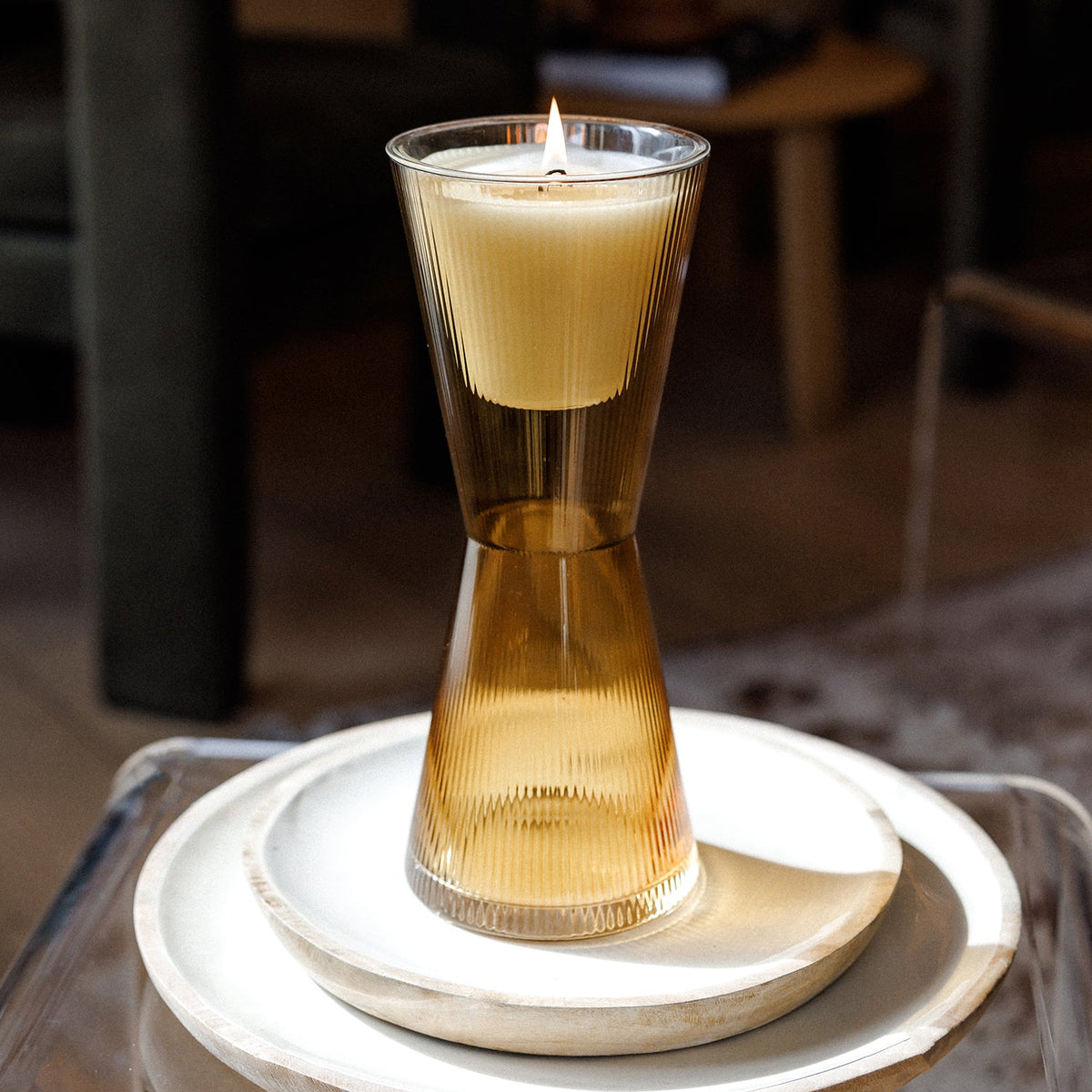 AIZ Candle - Cedar & Black Cherry - Resonant- Oaziz Candles