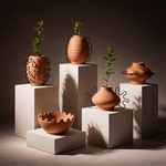 Nada Terracota Vessel by Diego Olivero Studio - Resonant