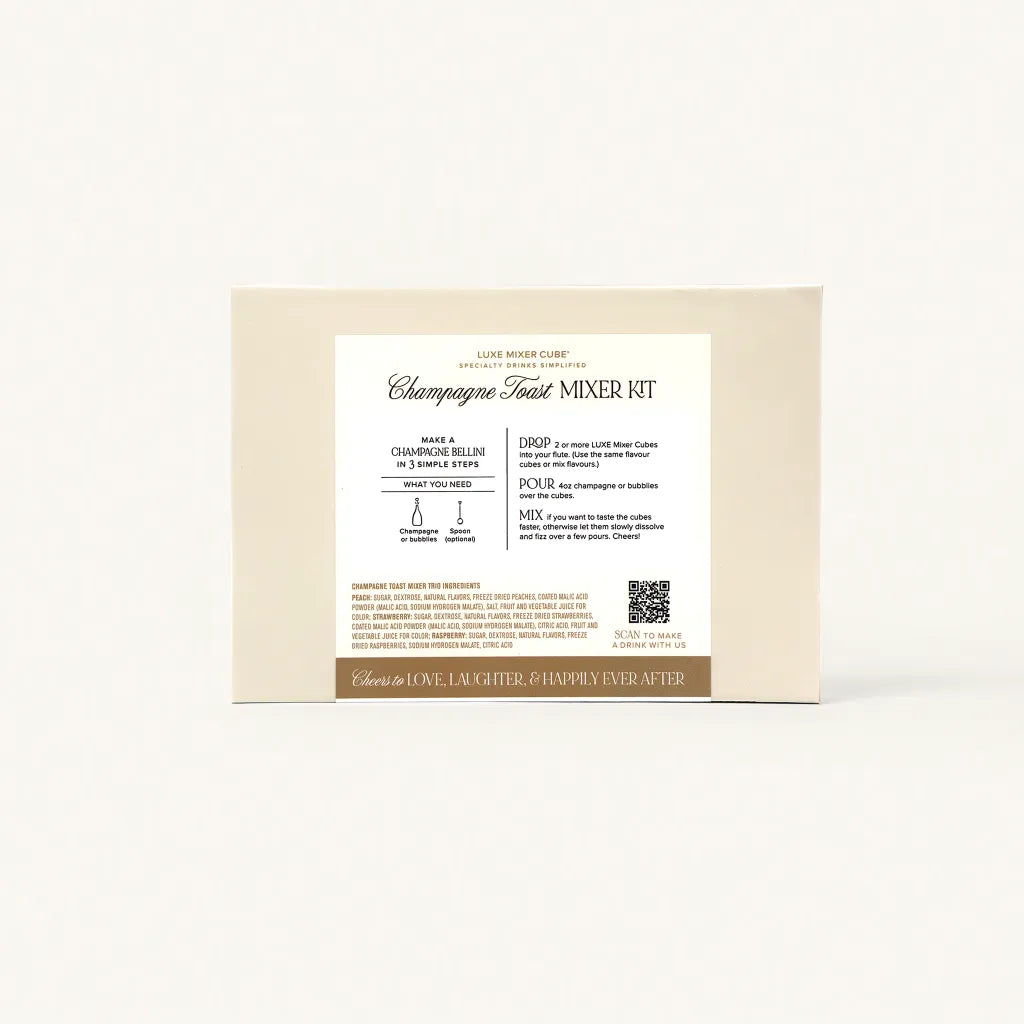To the Bride & Groom Champagne Toast Kit - Resonant- Teaspressa