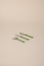 Wedge Cheese Knives - Resonant-Holcomb Studio - Sage