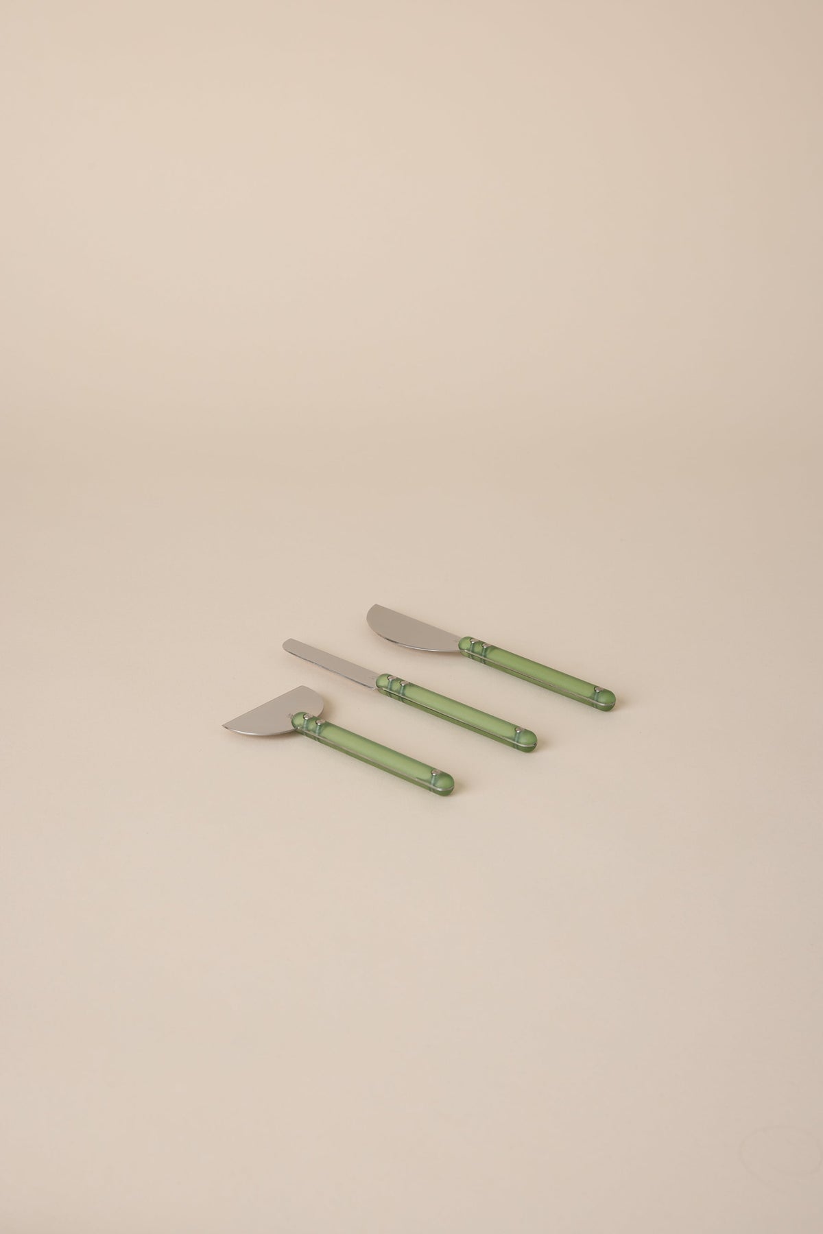 Wedge Cheese Knives - Resonant-Holcomb Studio - Sage