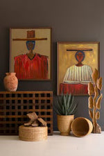 Woman in Hat Framed Artwork - Resonant