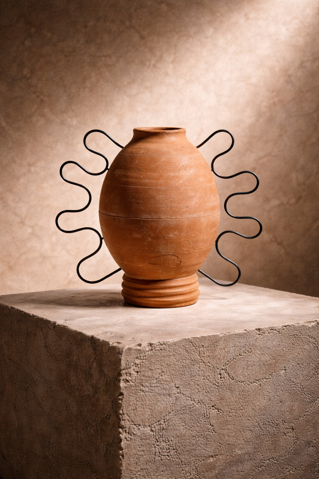 Aman Terracota Vessel by Diego Olivero Studio - Resonant