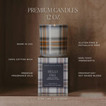 Cozy Season Soy Candle - Boxed Amber Tinted Glass Jar - 12 oz - Resonant- Sweet Water Decor