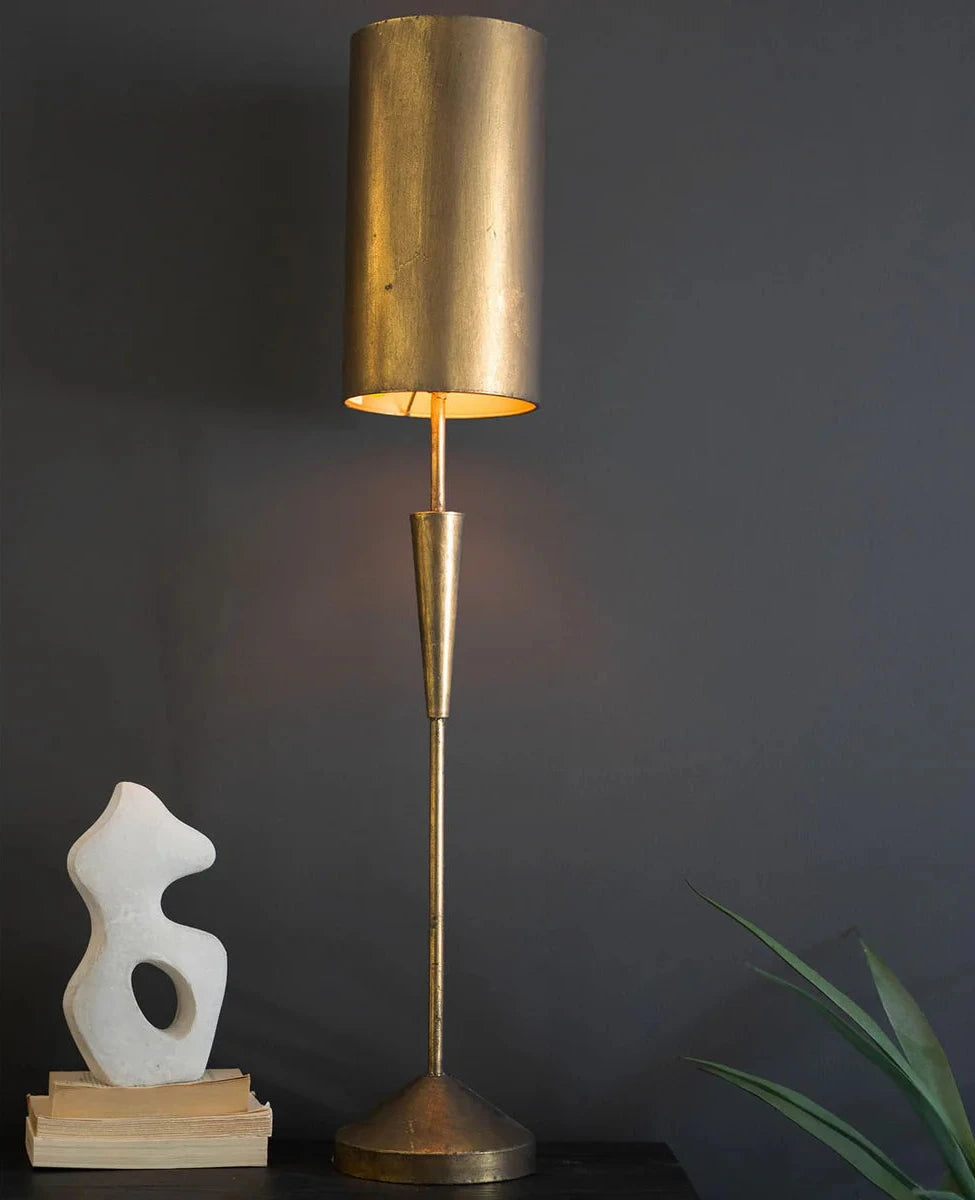 Barrel Antique Gold Lamps - Resonant