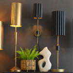 Barrel Antique Gold Lamps - Resonant