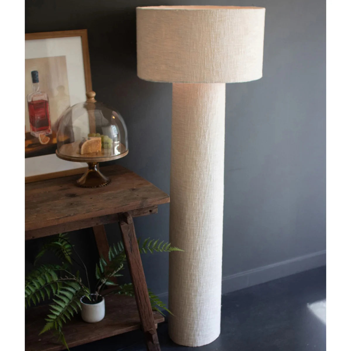Boucle Fabric Floor Lamps - Resonant