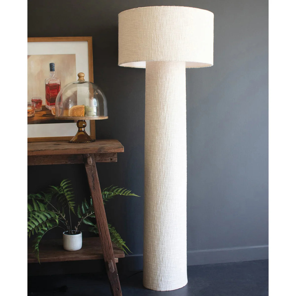 Boucle Fabric Floor Lamps - Resonant