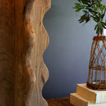 Wavy Mango Wood Floor & Table Lamp - Resonant