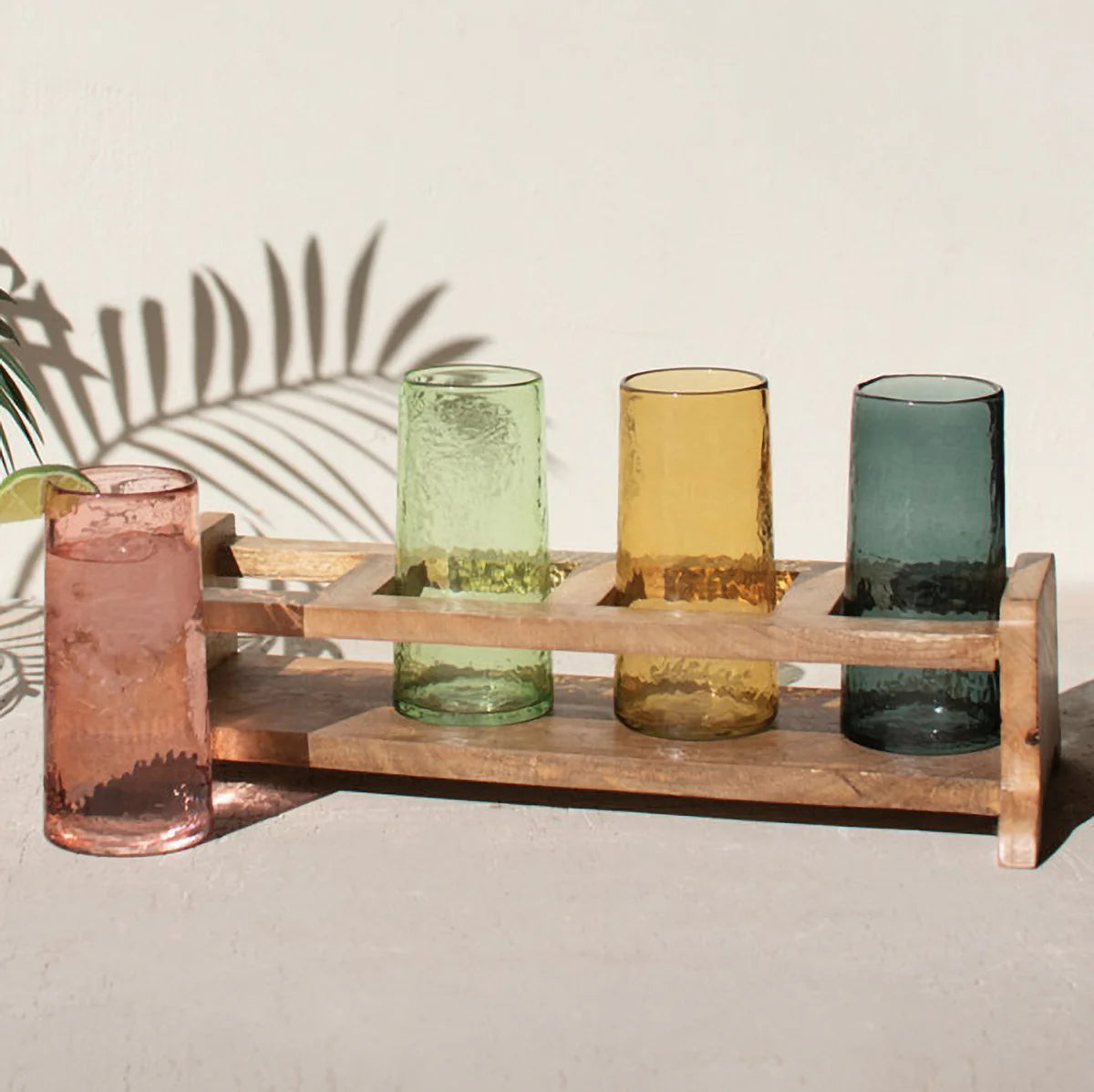 Cocktail Glass & Tray Set - Resonant