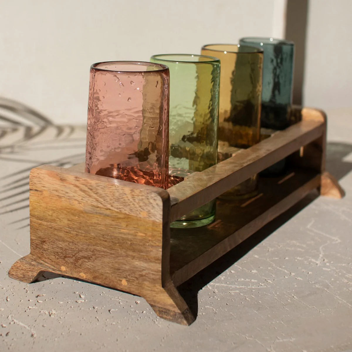 Cocktail Glass & Tray Set - Resonant