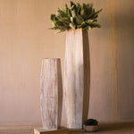 Oblong Wood Vase Set of 2 - Resonant