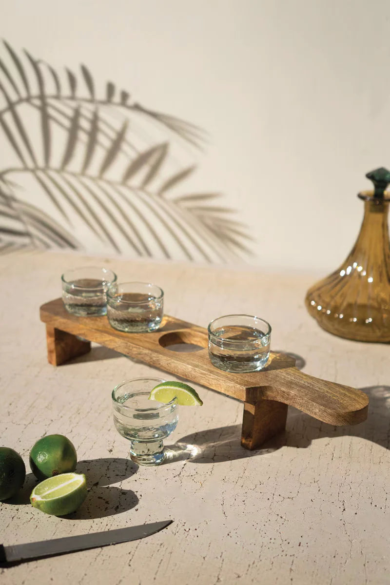Recycled Glass Tequila Flight Set - Resonant