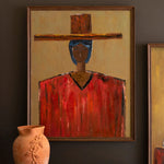 Man in Hat Framed Artwork - Resonant