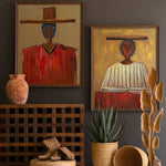 Man in Hat Framed Artwork - Resonant