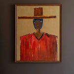 Man in Hat Framed Artwork - Resonant