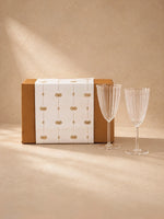 Kira Champagne Flutes, Set of 2 by Fleck India - Resonant