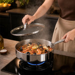 BE | LIVING Essential Series 12 pcs Cookware Set (Triply Stainless Steel) - Resonant