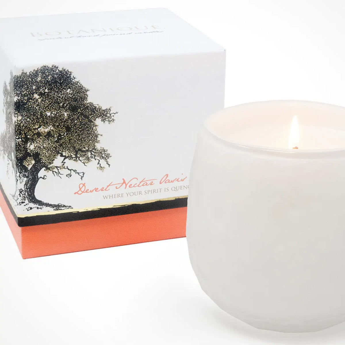 Botanique Luxe 16 oz White Candle - Resonant