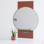 SOL Mirror - Resonant - 32" Mirror x 45" Tall / Terracotta