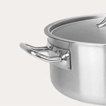 Cristel Cookware Large Stockpots with lids - 3 Sizes - Resonant