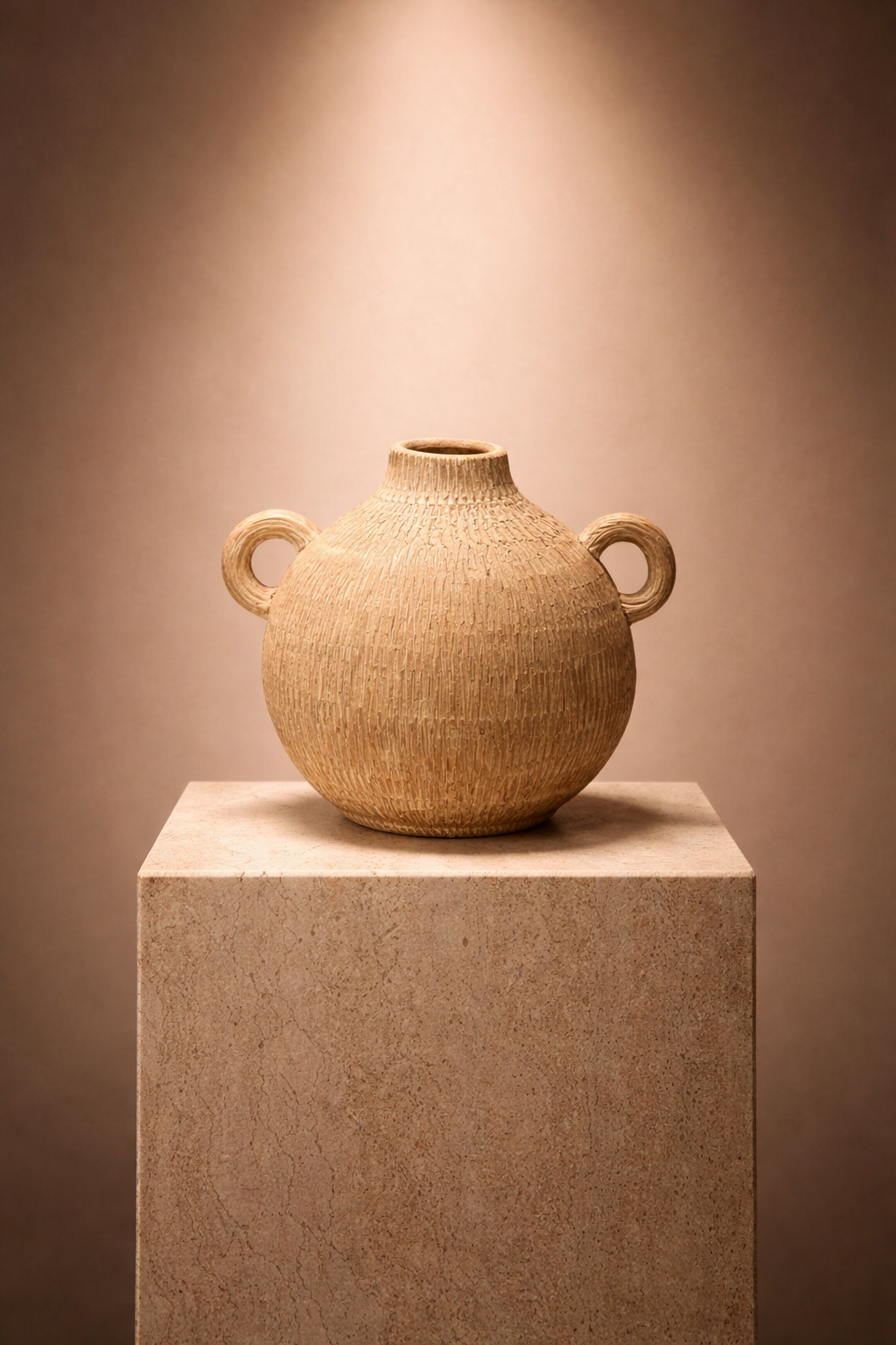 Marla Terracotta Vessel by MESO - Resonant