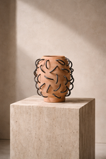 Nada Terracota Vessel by Diego Olivero Studio - Resonant