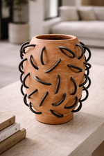 Nada Terracota Vessel by Diego Olivero Studio - Resonant