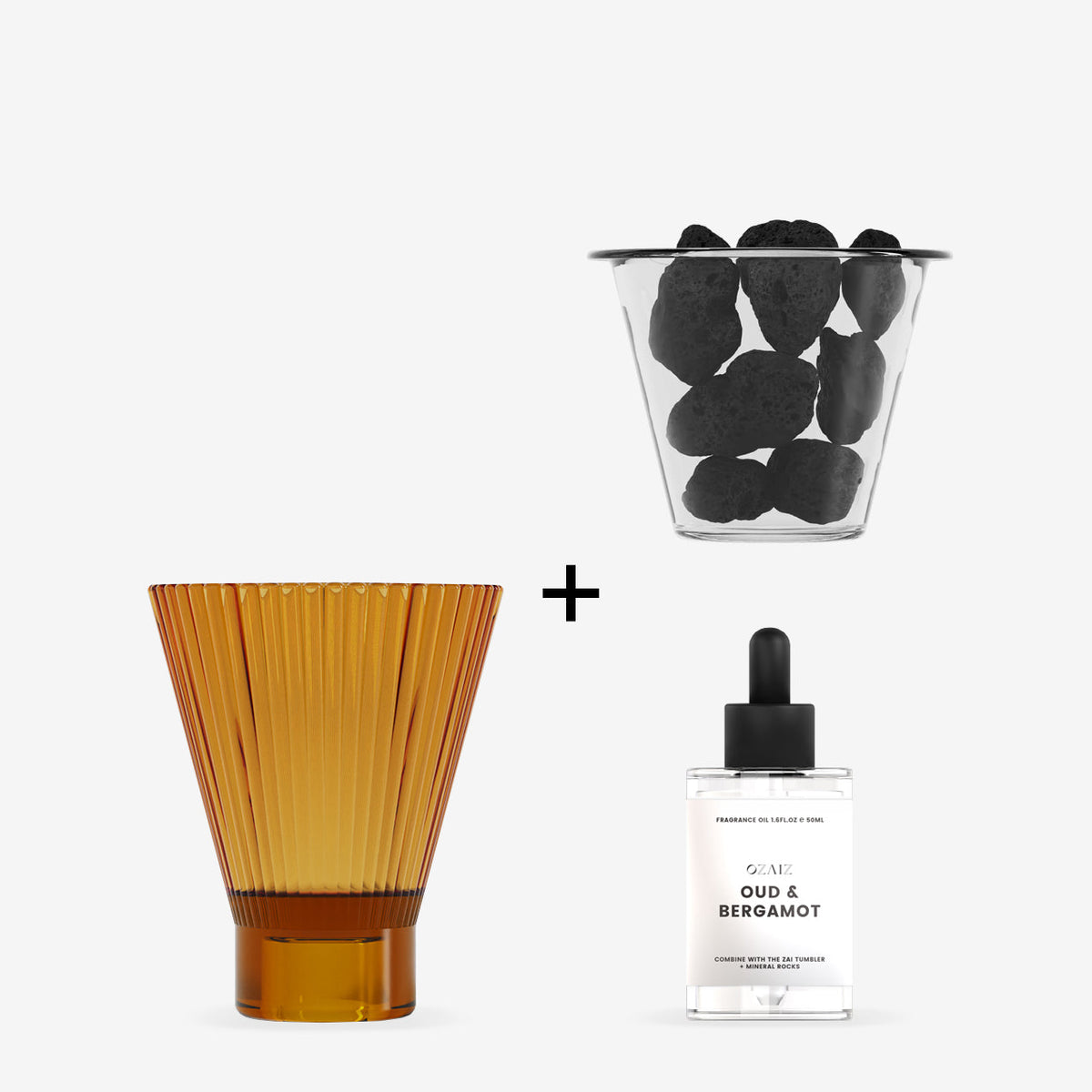 ZAI Lava Rock Diffuser - Fig & Flowers - Resonant- Oaziz Candles