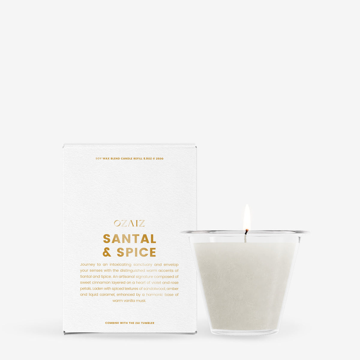 Oaziz Candles​ZAI Candle -Santal & Spice - Resonant