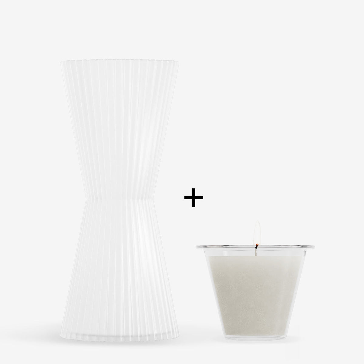 AIZ Candle - Cedar & Black Cherry - Resonant- Oaziz Candles - Frosted / Cedar & Black Cherry
