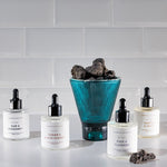 ZAI Lava Rock Diffuser - Fig & Flowers - Resonant- Oaziz Candles - Teal / Fig & Flowers